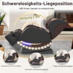 Ganzkörper-Massagesessel mit 14 Massagerollen und Zero-Gravity-Funktion für Zuhause und Heimkino - Image 4