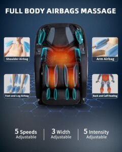RelaxRelife 4D Ganzkörper-Massagesessel mit intelligenter Shiatsu-Massage - Image 5