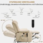 DUANDUAN elektrischer Relaxsessel mit 2 Motoren und stufenlos verstellbarer Sitzposition - Image 3