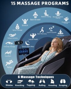 RelaxRelife 4D Ganzkörper-Massagesessel mit intelligenter Shiatsu-Massage - Image 3