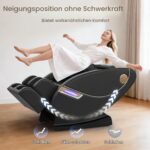 Gegcucey Massagesessel mit 14 Massagepunkten, 8 Airbags, Wärme, Fußrollen, Bluetooth und Zero Gravity - Image 6