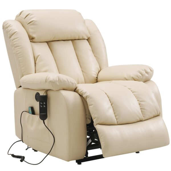 DUANDUAN elektrischer Relaxsessel mit 2 Motoren und stufenlos verstellbarer Sitzposition