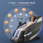 YONISEE 4D Massagesessel mit Ganzkörpermassage, SL-Schiene und Sprachsteuerung - Image 3