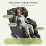 yewglen Massagesessel mit 14 Rollen, 8 Airbags, Wärme, Zero Gravity, Bluetooth und Touchscreen - Image 4