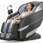 YONISEE 4D Massagesessel mit Ganzkörpermassage, SL-Schiene und Sprachsteuerung