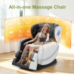 F FURNIMAT Massagesessel mit 14 Rollen, 8 Luftkissen, Zero Gravity, Heizung, Bluetooth und Touchscreen - Image 2