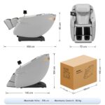 ROTAI Massagesessel mit Ganzkörpermassage, Zero Gravity, Shiatsu, Bluetooth und Wärmefunktion - Image 2