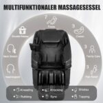 ROTAI 3D Massagesessel mit Zero Gravity, Lendenwärme, Fußrollen, Bluetooth und 19 Automatikprogrammen - Image 9