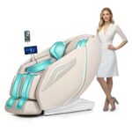 HealthRelife 4D Massagesessel mit App-Steuerung, 42 Luftkissen und AI-Körperscan