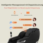 ROTAI x Pamela Reif 4D Massagesessel mit SL-Track, Bodyscan, Zero Gravity, Heizung und Bluetooth, Schwarz - Image 6