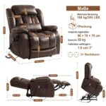 DUANDUAN elektrischer Relaxsessel mit 2 Motoren und stufenlos verstellbarer Sitzposition - Image 2