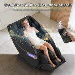 Gegcucey Massagesessel mit 14 Massagepunkten, 8 Airbags, Wärme, Fußrollen, Bluetooth und Zero Gravity - Image 5