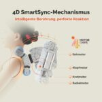 ROTAI x Pamela Reif 4D Massagesessel mit SL-Track, Bodyscan, Zero Gravity, Heizung und Bluetooth, Schwarz - Image 5