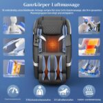 YONISEE 4D Massagesessel mit Ganzkörpermassage, SL-Schiene und Sprachsteuerung - Image 4