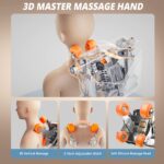 HealthRelife 3D Massagesessel mit 24 Luftkissen und 135 cm SL-Schiene, Braun - Image 5