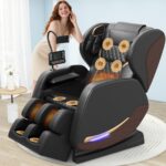 yewglen Massagesessel mit 14 Rollen, 8 Airbags, Wärme, Zero Gravity, Bluetooth und Touchscreen