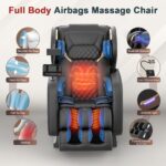 Ganzkörper-Massagesessel mit 14 Rollen, 8 Airbags, Bein- und Taillenwärme, Bluetooth und Zero Gravity - Image 3