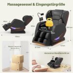 yewglen Massagesessel mit 14 Rollen, 8 Airbags, Wärme, Zero Gravity, Bluetooth und Touchscreen - Image 7