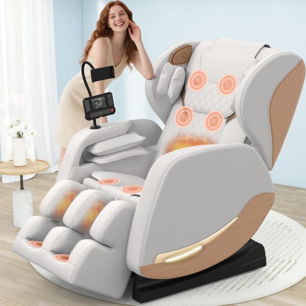 yewglen Ganzkörper-Massagesessel mit Zero-Gravity-Funktion für Zuhause und Heimkino