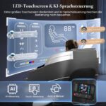 YONISEE 4D Massagesessel mit Ganzkörpermassage, SL-Schiene und Sprachsteuerung - Image 5