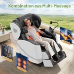 F FURNIMAT Massagesessel mit 14 Rollen, 8 Luftkissen, Zero Gravity, Heizung, Bluetooth und Touchscreen - Image 3