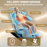 HealthRelife 4D Massagesessel mit App-Steuerung, 42 Luftkissen und AI-Körperscan - Image 6